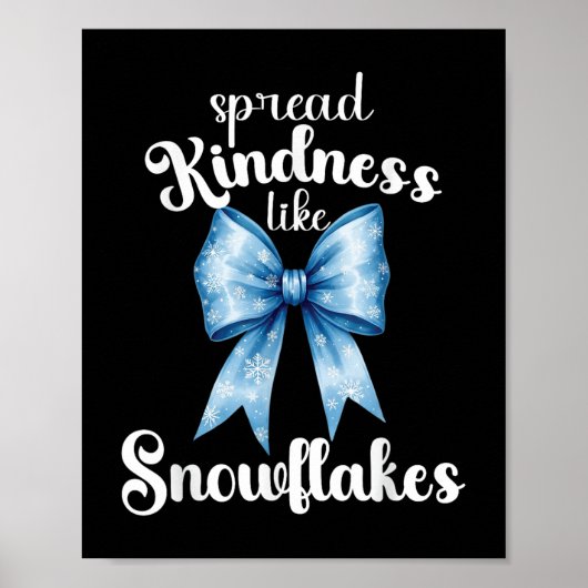 Poster Étaler la douceur comme les flocons de neige Vibes (Devant)
