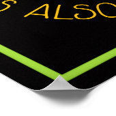 Poster Étaler la gentillesse et non les germes (Coin)