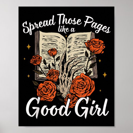 Poster Étalez ces pages comme une bonne fille Romance Som (Devant)