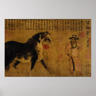 Poster Étalon avec le marié