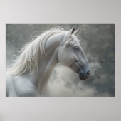 Poster Étalon blanc (Devant)