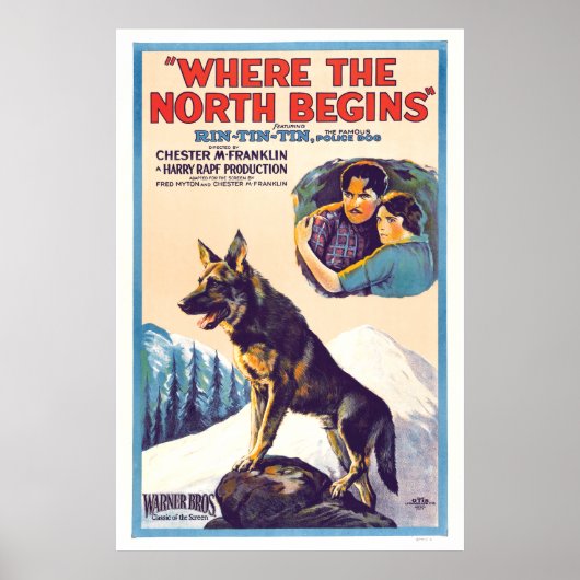 Poster Étanche En Rin - Le Début Du Nord (Devant)