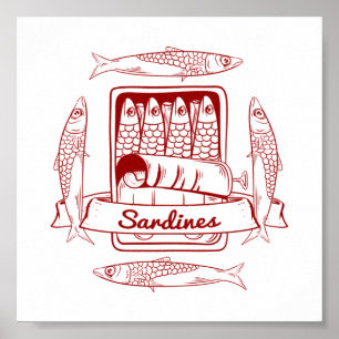 Poster Étanchéité des sardines
