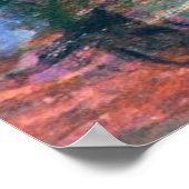 Poster Étang de fleurs d'eau (Coin)