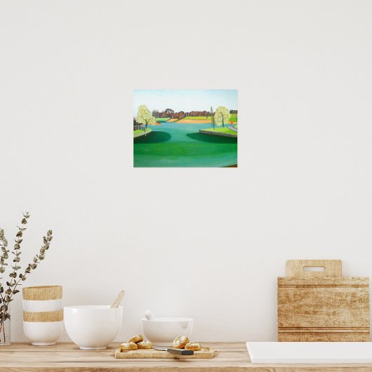 Poster Étang d'hiver (Cuisine)