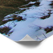 Poster Étang d'hiver (Coin)