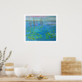 Poster étang en Bretagne (Cuisine)