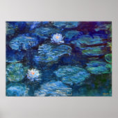 Poster Etang Lily en bleu par Claude Monet Fine Art (Devant)