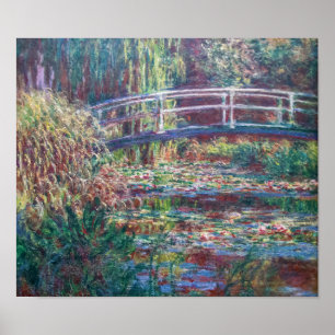 Poster Etang Lily (Harmonie Rose), Monet