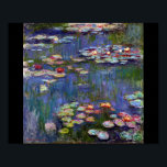 Poster Etang Lily, Monet<br><div class="desc">*Vous pouvez customiser librement la couleur et le texte de l'arrière - plan à l'aide de "Edit Design". Oscar-Claude Monet (14 novembre 1840 - 5 décembre 1926) était un peintre français, un fondateur de la peinture impressionniste française et le praticien le plus constant et le plus prolifique de la philosophie...</div>