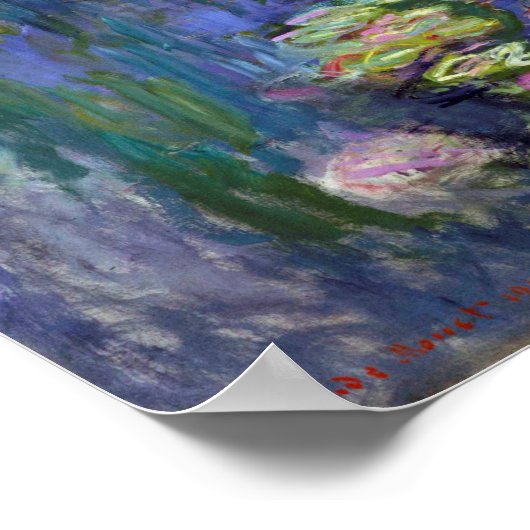 Poster Etang Lily, Monet (Coin)