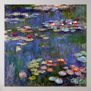 Poster Etang Lily, Monet