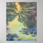 Poster Etang Lily, Monet (Devant)