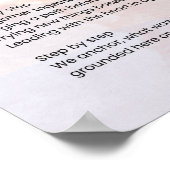 Poster Étape par étape - Autonomisation Poème Poésie (Coin)