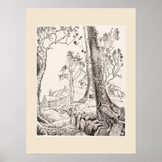 Poster Étapes Cornwall Impression, Eleanor M Hughes Re-St (Devant)