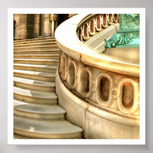 Poster Étapes de la bibliothèque (Devant)