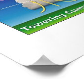 Poster Étapes de la vie d'un orage (Météorologie) (Coin)