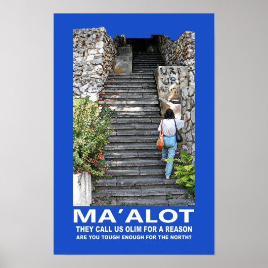 Poster Étapes De Ma'alot (Devant)