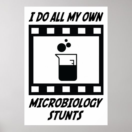 Poster Étapes de microbiologie (Devant)