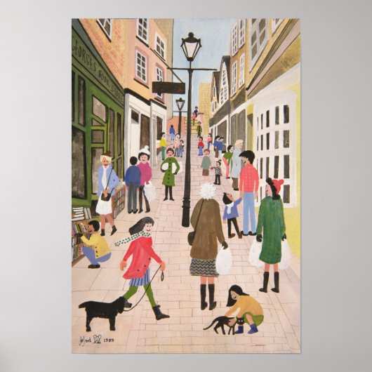 Poster Étapes de Noël Bristol 1989 (Devant)