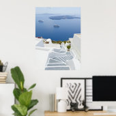 Poster Etapes de Santorin (Bureau à domicile)