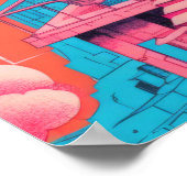 Poster Étapes roses (Coin)