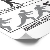 Poster Étapes traditionnelles du Fiançailles zombie (Coin)