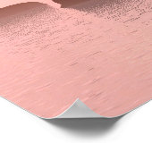 Poster Étapes vers le coucher du soleil rouge (Coin)