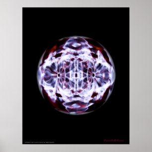 Poster État Bêta du son visible cymatique
