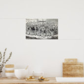 Poster État d'avancement de la reine Elizabeth (Cuisine)