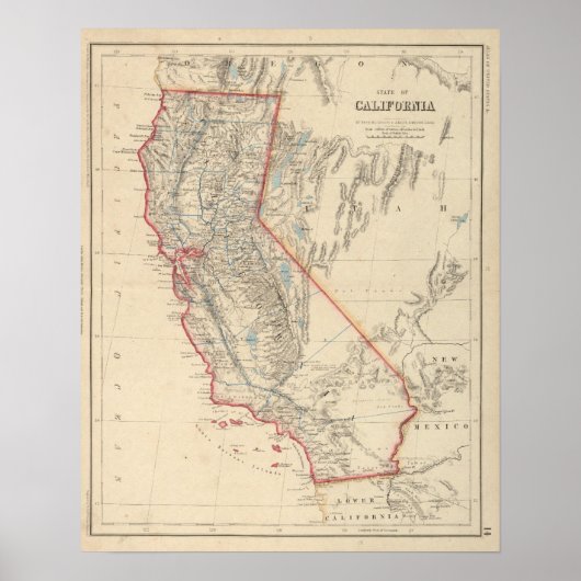 Poster État de Californie (Devant)