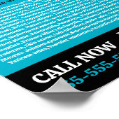 Poster État de la peau, dermatologue, Clinique de dermato (Coin)