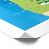 Poster État de l'Oregon (Coin)