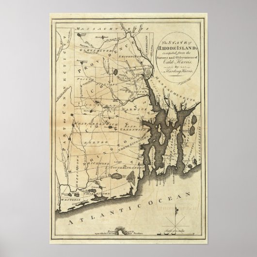 Poster État de Rhode Island (Devant)