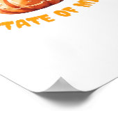 Poster État d'esprit citrouille - Halloween T-Shir surdim (Coin)