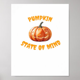 Poster État d'esprit citrouille - Halloween T-Shir surdim