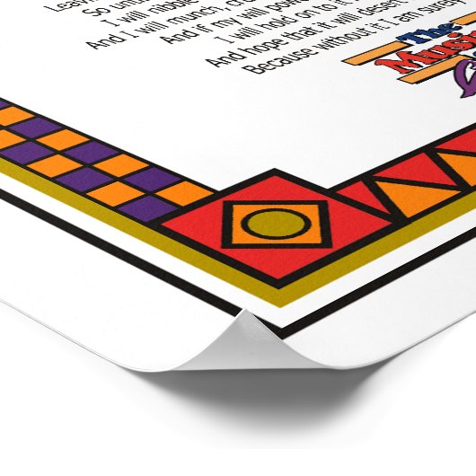 Poster État d'esprit des aliments indésirables (Coin)