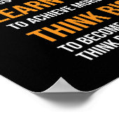 Poster État d'esprit du succès - Motivation (Coin)