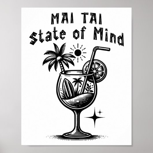 Poster État d'esprit Mai Tai (Devant)