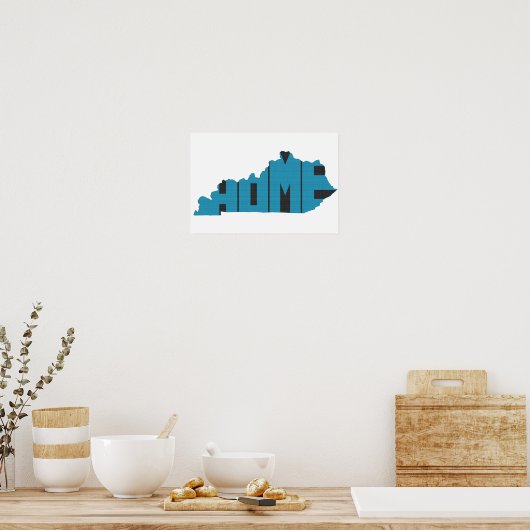 Poster État du Kentucky (Cuisine)