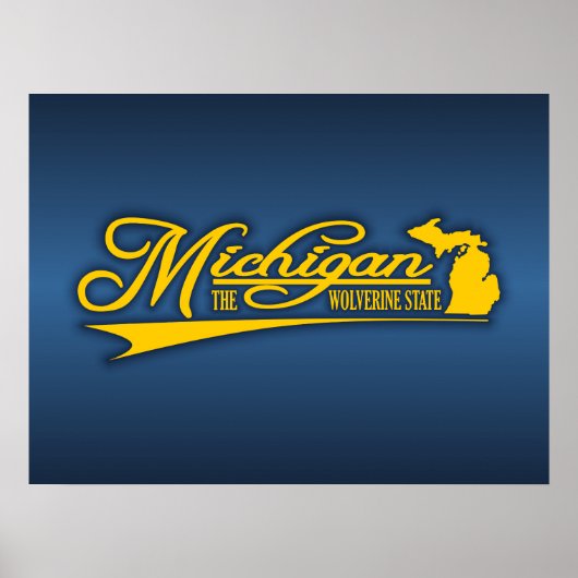 Poster État du Michigan (Devant)