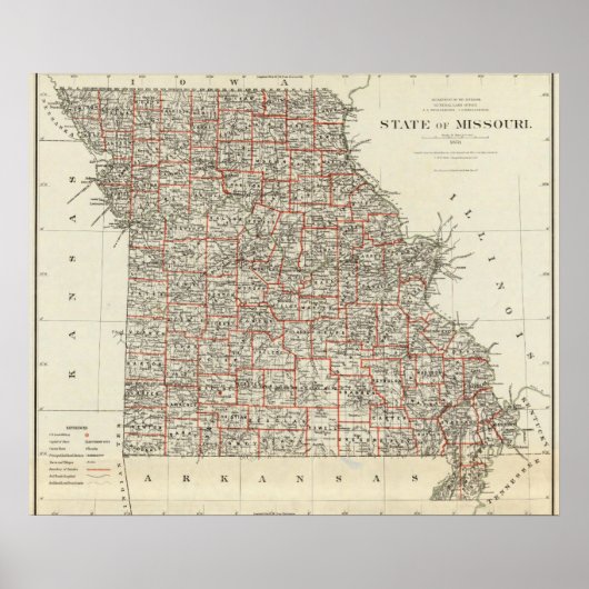 Poster État du Missouri (Devant)
