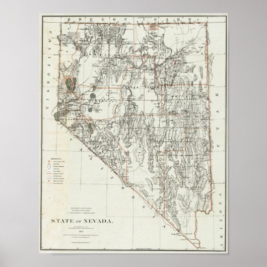 Poster État Du Nevada (Devant)