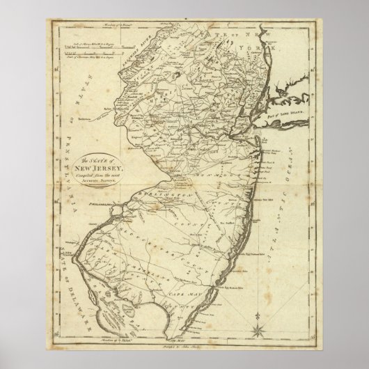 Poster État du New Jersey (Devant)