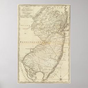 Poster État du New Jersey 2
