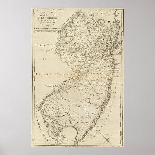 Poster État du New Jersey 2 (Devant)