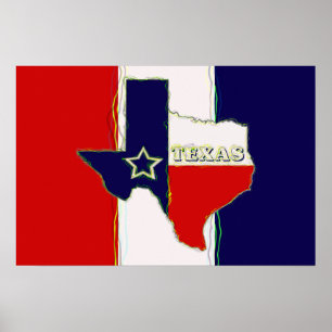 POSTER ÉTAT DU TEXAS