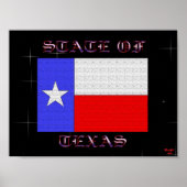 Poster État du Texas (Devant)