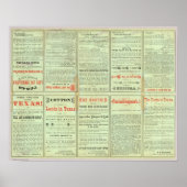 Poster État du Verso du Texas (Devant)