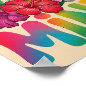 Poster État tropical de l'esprit Plage d'été Graphique (Coin)